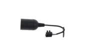Profile verhuisfitting E27 zwart 3 st