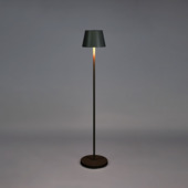 KonstSmide vloerlamp Pomezia Medium 5 W oplaadbare LED verlichting zwart