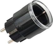 Prise compteur d'énergie connectée Shelly Plug S Gen3 WiFi Matter Bluetooth noir