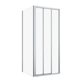 Sealskin zijwand voor schuifdeur douchecabine Hooked mat zwart 90x200 cm