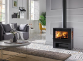 Houtkachel A+ Capri met 3 vensters EcoDesign 2022