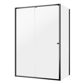 Sealskin schuifdeur met zijwand voor douchecabine Contour zilver hoogglans 140x90x200 cm