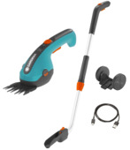 Set cisaille à gazon 3,6 V Gardena ClassicCut avec manche et roues