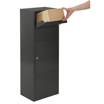 Pakketbrievenbus Hannover staand mat antraciet