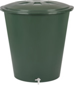 Regenton conisch groen 210L met kraantje