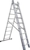 Reformladder 3x9 treden in aluminium