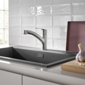 Mitigeur de cuisine Grohe Start dual spray QuickFix supersteel (aspect inox)