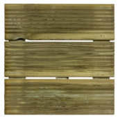 Terrastegel robuust hout ± 41 x 41 cm