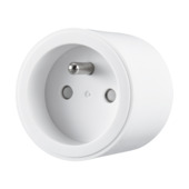 Prise connectée 16A Qnect avec compteur de consommation blanc