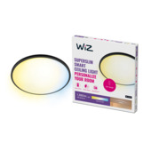 WiZ plafondlamp SuperSlim Ø24,2cm 14W zwart