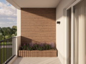 Tasseau pour l'extérieur Decowall 300x14 cm pin 4 pièces