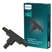 Connexion en T éclairage sur rail Philips EasyLink noir