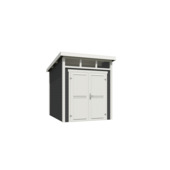 Abri de jardin Marta 2 200x250 cm gris/blanc