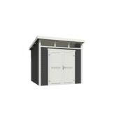 Abri de jardin Marta 3 250x250 cm gris/blanc