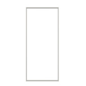 Bruynzeel opbouwkader plissé vliegendeur 130x260 cm wit