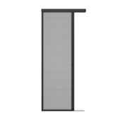 Bruynzeel plissévliegendeur S900 B 96x197-200 cm antraciet