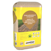 Weber Beamix onkruidmijdend voegzand naturel 15 kg
