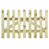 Tuinhek poort grenen hout 60 x 100 cm