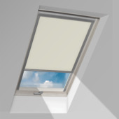 Fakro ARF NL verduisterend rolgordijn dakraam crème-wit 134 x 98 cm
