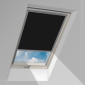 Store enrouleur occultant pour fenêtre de toit  Fakro ARF NL noir 134 x 140 cm