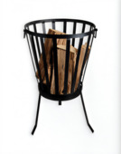 Esschert Design brasero noir en métal Ø 39 cm