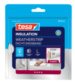 Tesa Moll tochtstrip classic P-profiel 8jr, 6m wit