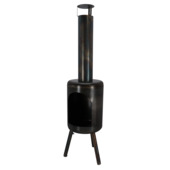 Foyer de terrasse rond