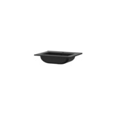 Lavabo à encastrer Tiger Quadro T-Line 61 cm noir mat