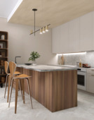 Wand- en plafondpaneel Quality Line MDF Light oak 130x20cm, 8 mm 2,34 m²