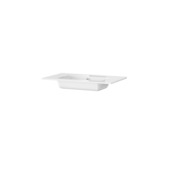 Lavabo à encastrer Tiger Oval T-Line 81 cm blanc brillant