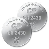 GP lithium knoopcelbatterij CR2430 2 stuks
