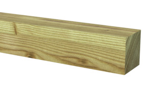 Poteau de jardin imprégné ± 5x5x180 cm