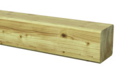 Tuinpaal vierkant grenen hout geschaafd 8,8 x 8,8 x 240 cm