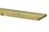 Tuinplank grenen hout ruw 1,6 x 14 x 240 cm