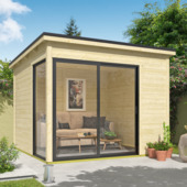 Tuinhuis Julia vurenhout onbehandeld 295 x 295 cm