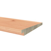 Planche à clins suédois bois Douglas ± 2,7x19x300 cm non traité