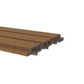 Wandplank WPC Rhombus teak 2,1X17,6X240cm
