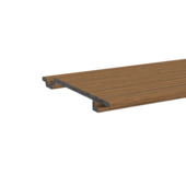 Wandplank WPC glad teak 2,1x17,6x240 cm