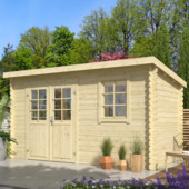 Abri de jardin Danna 380x175 cm non traité