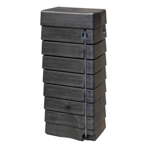 Regenton muurtank BlackLine 276 L zwart kunststof 40 x 60 x 135 cm