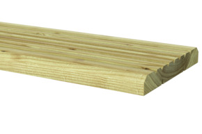 Caillebotis pin imprégné ± 1,9x14x240 cm