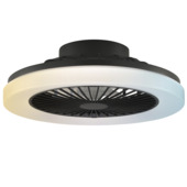 Ventilateur de plafond Brilliant Varelo avec éclairage LED RGB 20 W noir