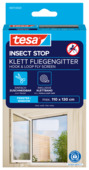 tesa Insect Stop vliegenraam met klittenband Standard 110x130 cm wit