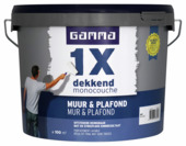 Monocouche mur & plafond latex mat GAMMA blanc 10 litres