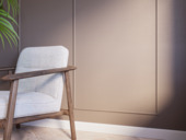 Ensemble moulures Cando MDF 8,5x22 mm 190x70 cm