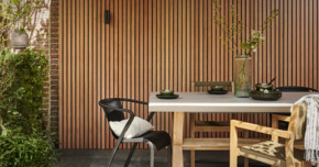 Lattenwand voor buiten keruing hout 236 × 55 × 3,4 cm