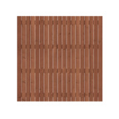 Tuinscherm enkelzijdig Lucca bruin geïmpregneerd grenenhout 180x180 cm