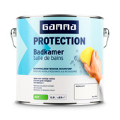 Peinture salle de bain GAMMA Protection moonlight Ral 9010 2,5 litres