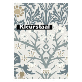 Échantillon intissé William Morris at Home Blackthorn bleu/neutre 140505