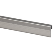 Eindprofiel titanium 280 x 2,0 x 0,7 cm